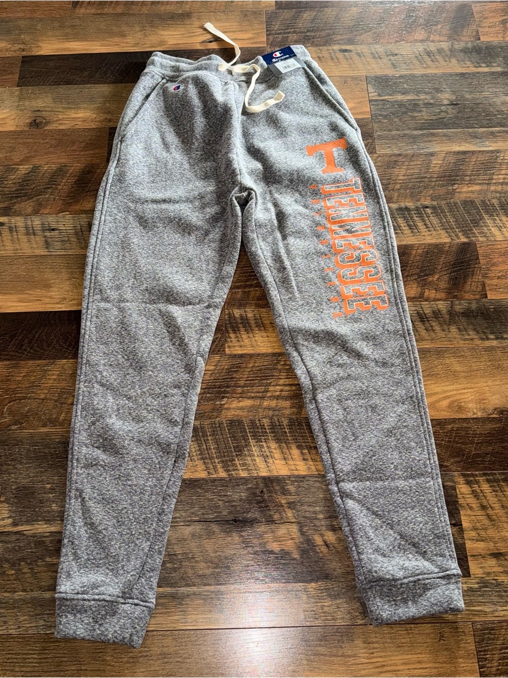 Champion Kids Gray Sweatpants with Orange Tennessee Logo